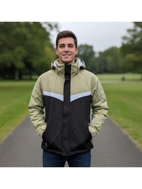 Men's Columbia Hooded Winter Jacket without Size Tag